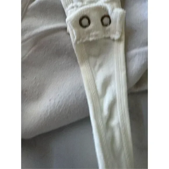 Free People Intimately women’s XS small white tank top bodysuit - Picture 5 of 6